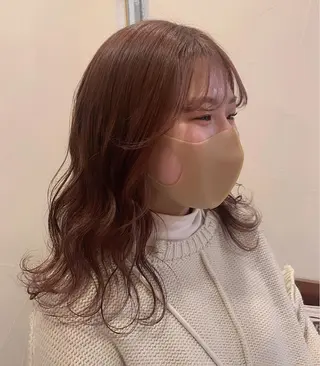 ミディアム カラー mir MIYUのヘアスタイル
