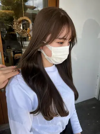 カラー 中井亜未/ 姫路ボブのヘアスタイル