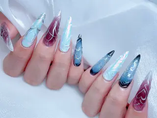 ネイル M🌷nail 長さだし専門店のネイルデザイン