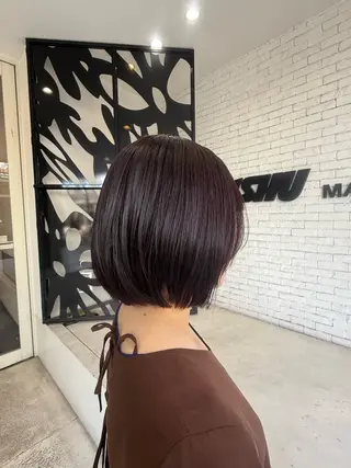 ショート カラー いしはま ななかのヘアスタイル