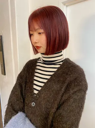 ミディアム カラー ichika/福岡 /透明感カラー🤎のヘアスタイル