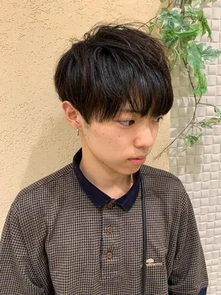 ショート メンズ 大人レイヤー×艶髪 小久保　春暁のヘアスタイル