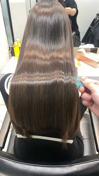 ロング 山口滉斗/艶カラー 縮毛矯正/髪質改善のヘアスタイル