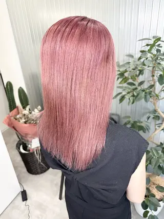 ミディアム カラー LOOP hairのヘアスタイル