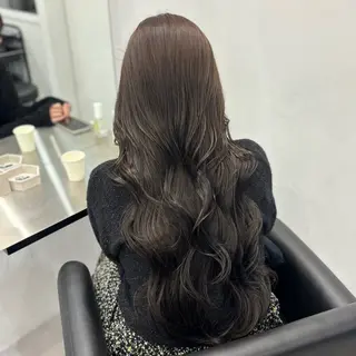 ロング 梅田髪質改善 韓国カット/星野綾哉のヘアスタイル