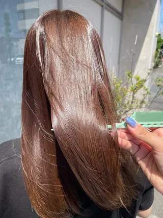 カラー 顔まわり/インナー カラー/　syuriのヘアスタイル