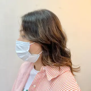 ミディアム 冨田 豊のヘアスタイル