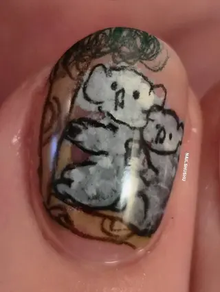 ネイル 3dパーツ/流行り 👧shushu❤️のネイルデザイン