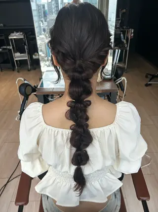 ヘアアレンジ 🎀大竹美侑／顔まわ りカット／レイヤーのヘアスタイル