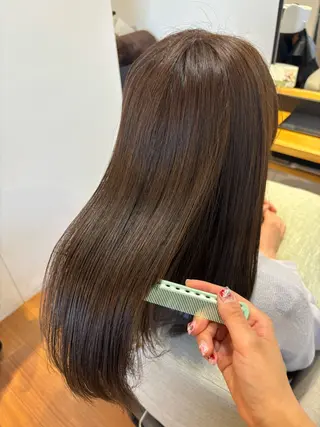 セミロング 齋藤 奈美希のヘアスタイル