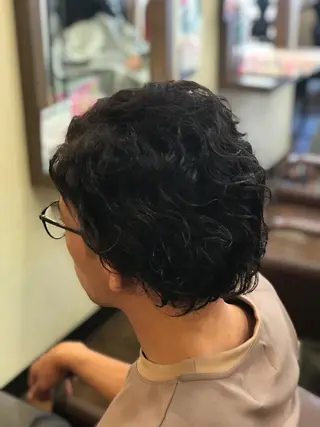 ショート 岡部 迅のヘアスタイル