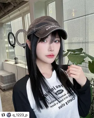 ミディアム カラー ヘアアレンジ 🎀プルエクステ みまひかる🎀のヘアスタイル