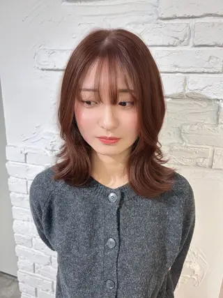 ミディアム ayari🌸西梅田 カットモデル募集中✨のヘアスタイル