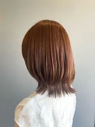 ミディアム カラー kitin 吉祥寺 山岸花のヘアスタイル