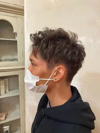 ショート パーマ Kasuga Sayuriのヘアスタイル
