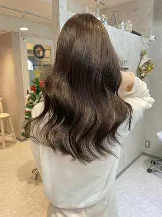 ロング カラー ヘアアレンジ 山本 史奈のヘアスタイル