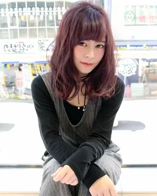 セミロング カラー ボブ/レイヤー/ nanamiのヘアスタイル