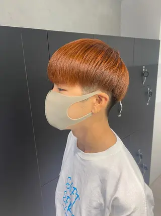 ミディアム カラー ヘアアレンジ メンズ Rene'所属・当日予約⭕️ JUNYAのヘアスタイル