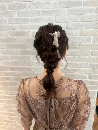 ロング ヘアアレンジ Topstylist YUKIのヘアスタイル
