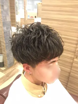 パーマ 予約1000件超 ✨メンズパーマのヘアスタイル