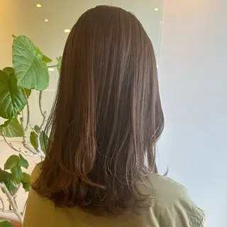 セミロング カラー 山本 知佳のヘアスタイル