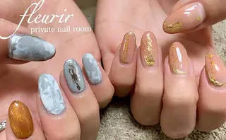 ネイル フルリール 【プライベートサロンのネイルデザイン