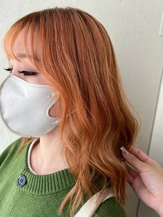 ミディアム カラー maimi .のヘアスタイル
