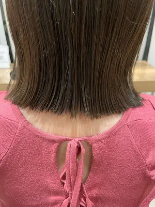 ミディアム カラー パーマ ヘアアレンジ 一箭 恵梧/ロングヘアのヘアスタイル