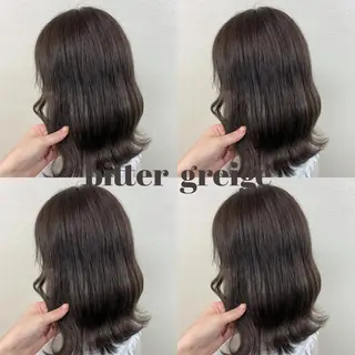 ミディアム カラー 韓国ヘア🇰🇷🎀 みきのヘアスタイル