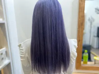 ロング カラー ハイトーン&透明感 カラー☘️片山優陽のヘアスタイル
