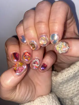 メンズ ネイル en　nail 池袋店所属・個性派🌺推しネイル 💅💞hota🐇のネイルデザイン