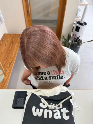 カラー 島田 果央のヘアスタイル