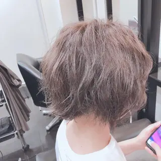 ショート カラー ヘアアレンジ ✨髪質改善&ボブ✨ 近藤 凌のヘアスタイル