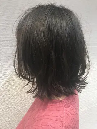 ミディアム 清野 大のヘアスタイル