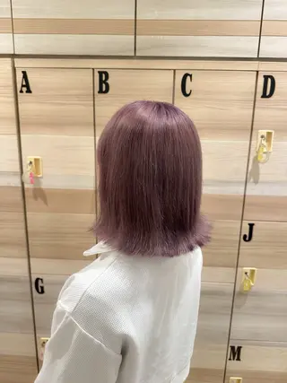 ミディアム カラー 🪡カットモデル 募集中🪡 辻田柚のヘアスタイル