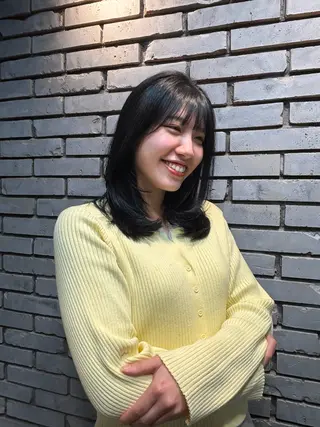 ミディアム ハレケ　メリディッシュ所属・ユウリ/立川 美容師/モデル募集のヘアスタイル