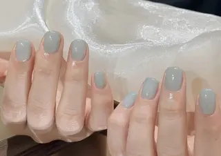 ネイル By moonネイル 🌷ワンホン/韓国風のネイルデザイン