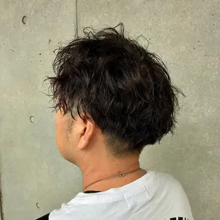 パーマ メンズ 遠藤姫花 𝒂𝒔𝒉草加𓂃のヘアスタイル