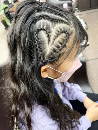 ロング ヘアアレンジ キッズ 池田 景子のヘアスタイル