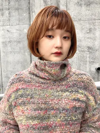 ショート カラー マンツーマン施術✂︎ machikaのヘアスタイル