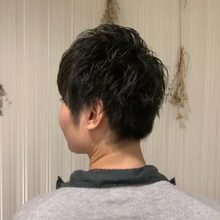 ショート メンズ ⟡.·韓国ヘア*.゚ 室岡 咲希のヘアスタイル