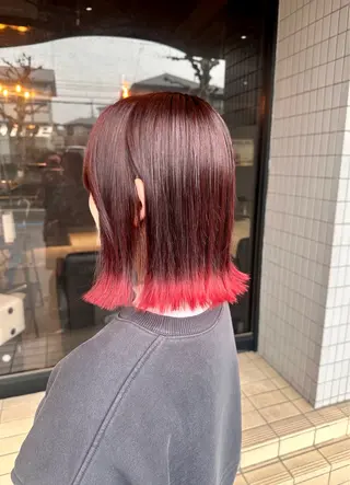 ミディアム タカツド ユウキのヘアスタイル
