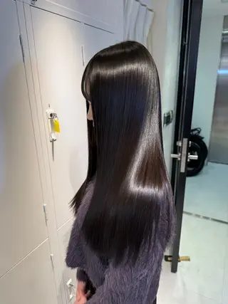 ロング カラー 今話題の艶髪矯正 美艶カラー/FUKAのヘアスタイル