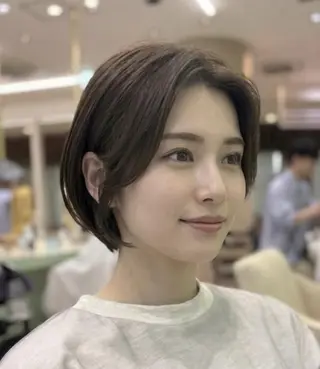 ミディアム ボブ 西宮北口/みなみのヘアスタイル
