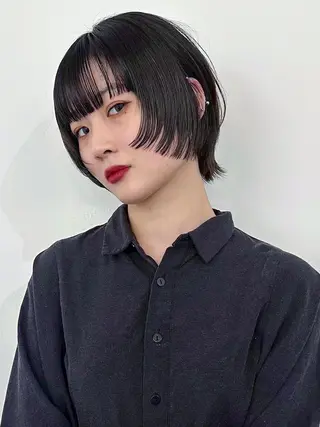 ミディアム カラー ITbyALBUM 藤沢店のヘアスタイル
