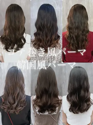 ロング パーマ 吉田 光佑のヘアスタイル