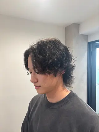 ミディアム 淺野 夕都のヘアスタイル