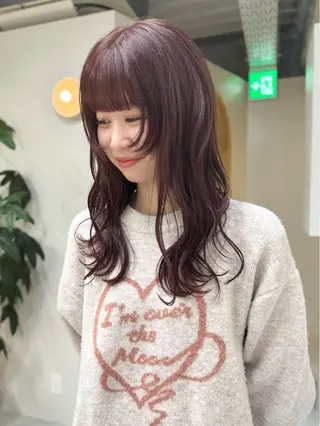 セミロング カラー ボブ/ショ ート/タカダアスミのヘアスタイル