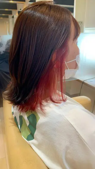 ミディアム 仲間 一貴のヘアスタイル