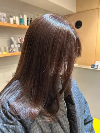 セミロング カラー ブリーチ大好き美容師 /タイガ🐯のヘアスタイル